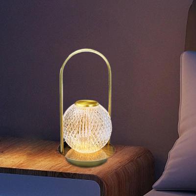 Adjustable Touch Lamp for Table Use, Metal Night Lantern Various Settings