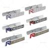 3D Metal Rdesign R Design Front Grill Car Badge Sticker Emblem Decal Decoration For VOLVO XC40 XC60 XC90 V90 S90 S60 V60 V40 C70