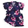 Colorful Candy Style Jinbei 120cm Yamato Nadeshiko Junior Jinbei Jinbei Perfect for Summer Fireworks and Summer Festivals (Girls) (Navy Blue) Kids'