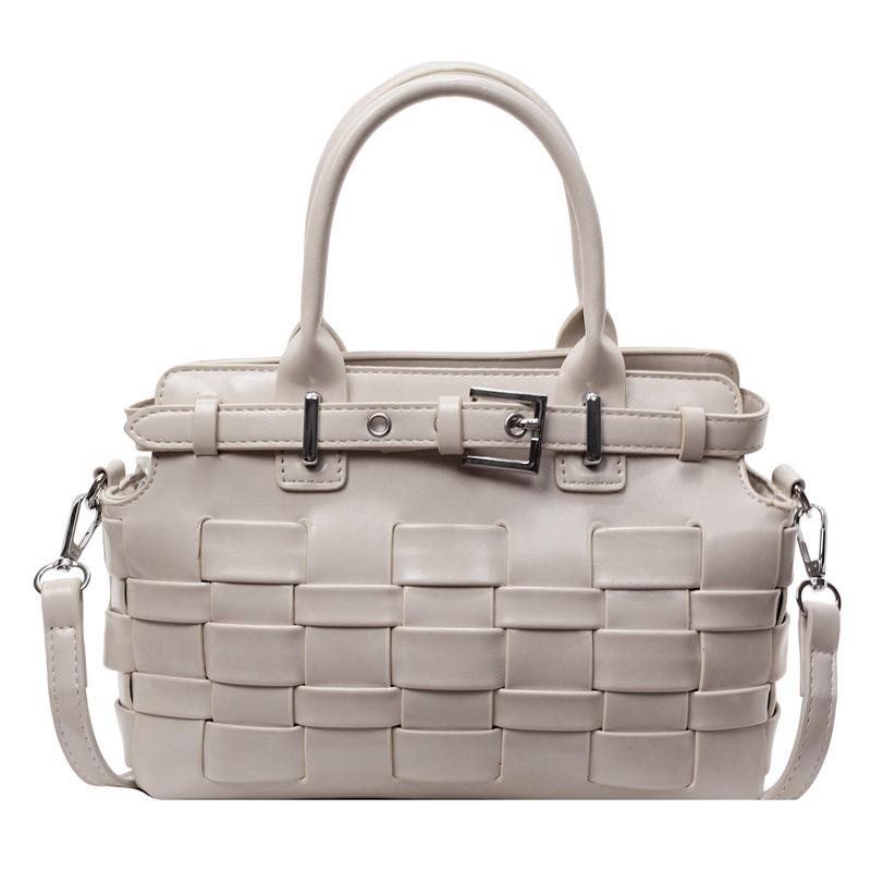 Women bags women's bags 2025 new Korean version fashion handbag large capacity shoulder woven tote bag