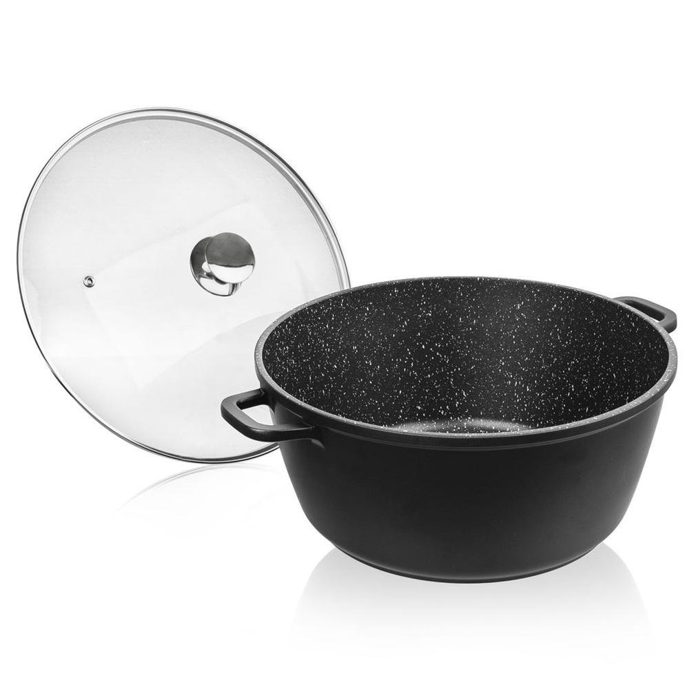Granite Non-Stick Cooking Pot with Lid 32cm 9.7L GRANDE Orion