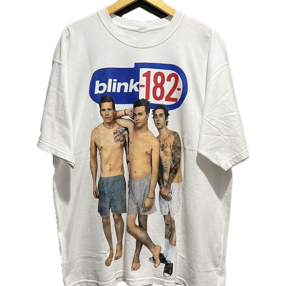 Blink182 Vintage Rock Band Band Short Sleeve TShirt Unisex S5XL Unisex T-Shirt XXXL