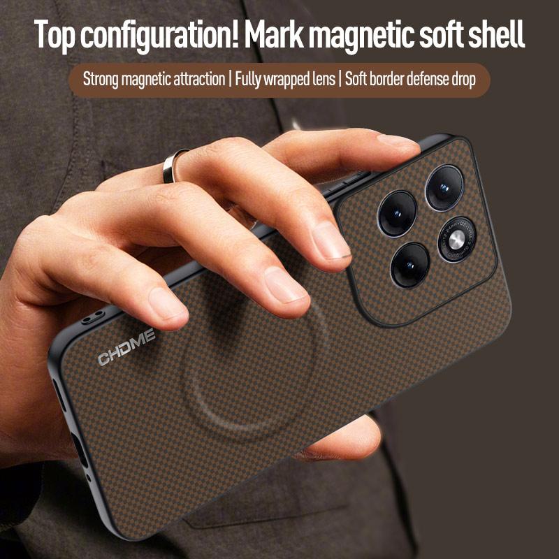 EUCAGR Für Motorola Moto Edge 70 Fusion Magnetische Halterung Handyhülle Für Moto Edge 70 Ultra Silikon Stoßfeste Rückabdeckung