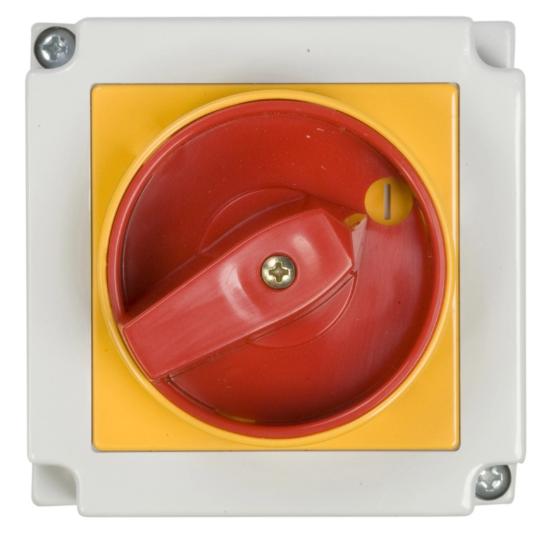 Łącznik Krzywkowy Awaryjny 0-1 3P 25A W Obudowie 4G25-10-Pk S6 63-241673-031