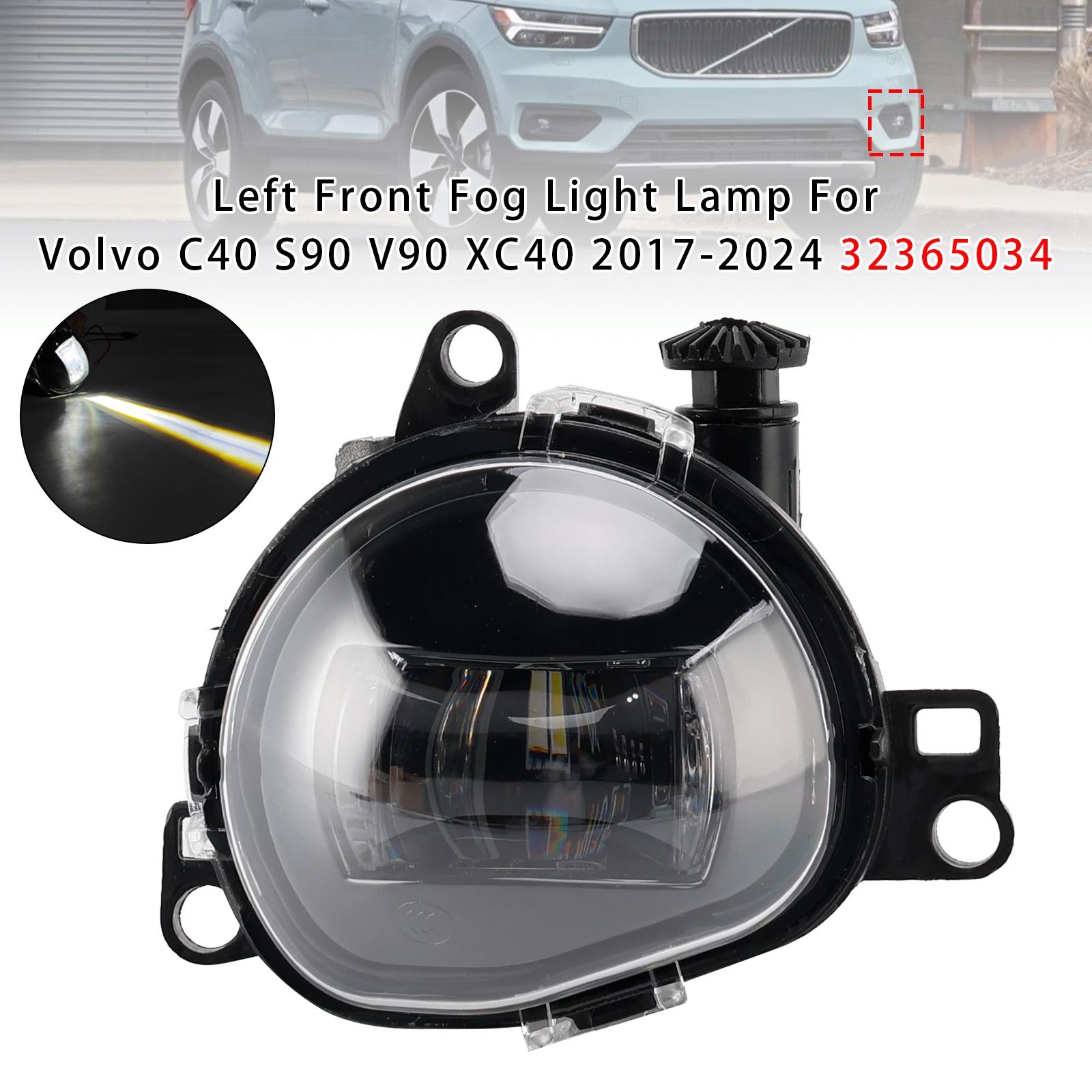 Left Front Fog Light Lamp For Volvo C40 S90 V90 XC40 2017-2024 32365034