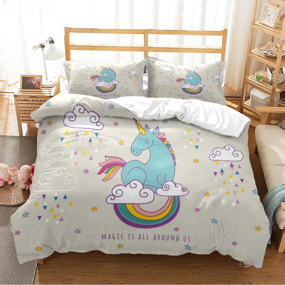 Cartoon Ocean Whale Dolphin Duvet Cover Kids Cute Kawaii Bedding Sets Soft Quilt Cover and Pillowcases Single_Double_Queen_King