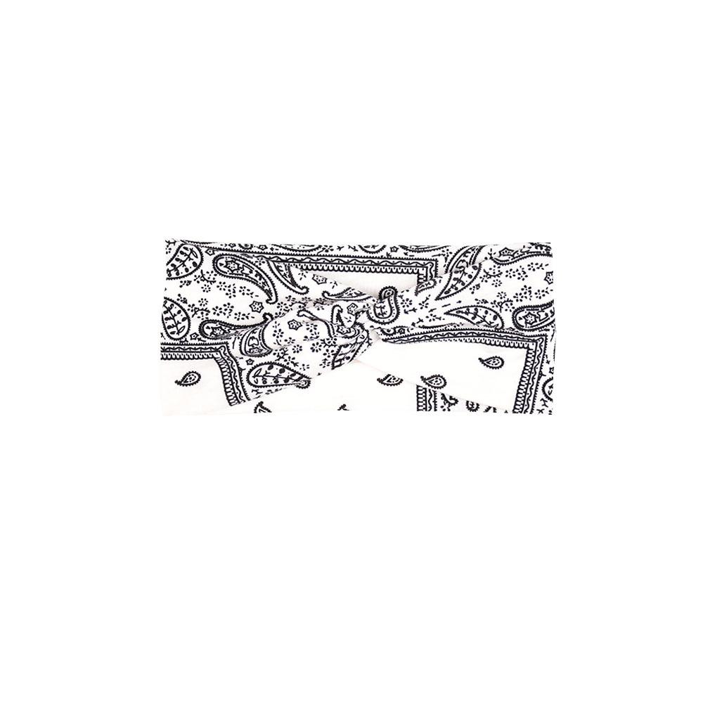 Printed Headband Sports Running Bohemian Face Wash Makeup Hair Cross Wide-brimmed Headband for Women