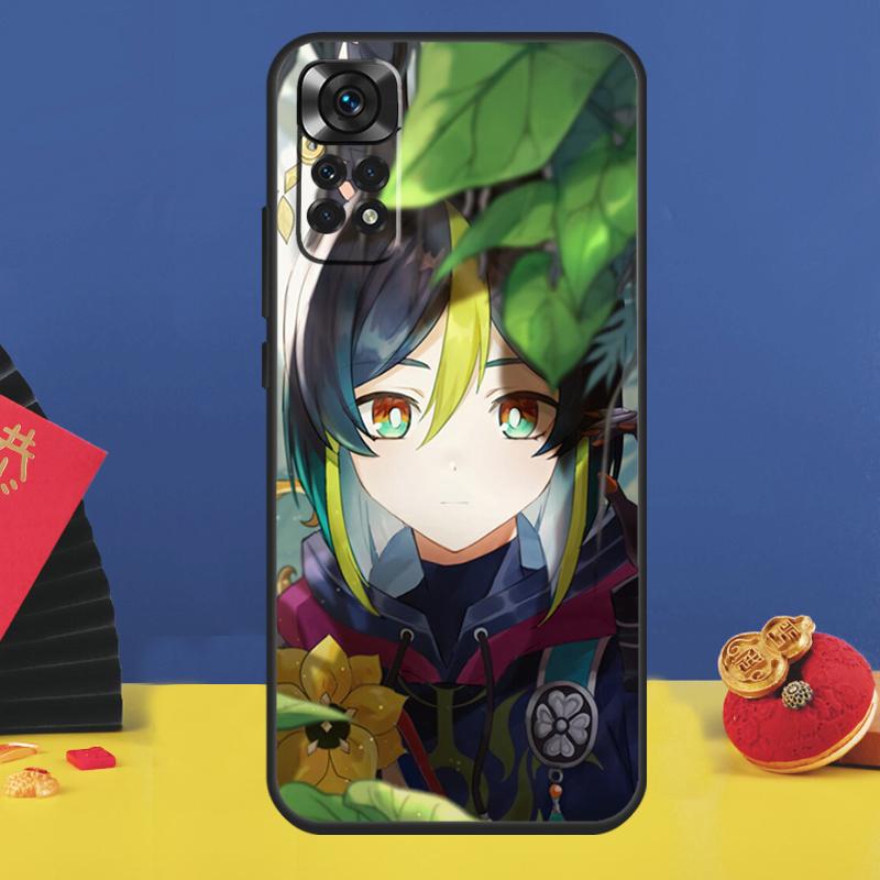 

Genshin Impact Tighnari Phone Case For Xiaomi Redmi Note 14 Pro 13 11 9 10 12 15 Pro Plus 10C 12C 13C 14C 15C Cover Redmi Note 10 Pro