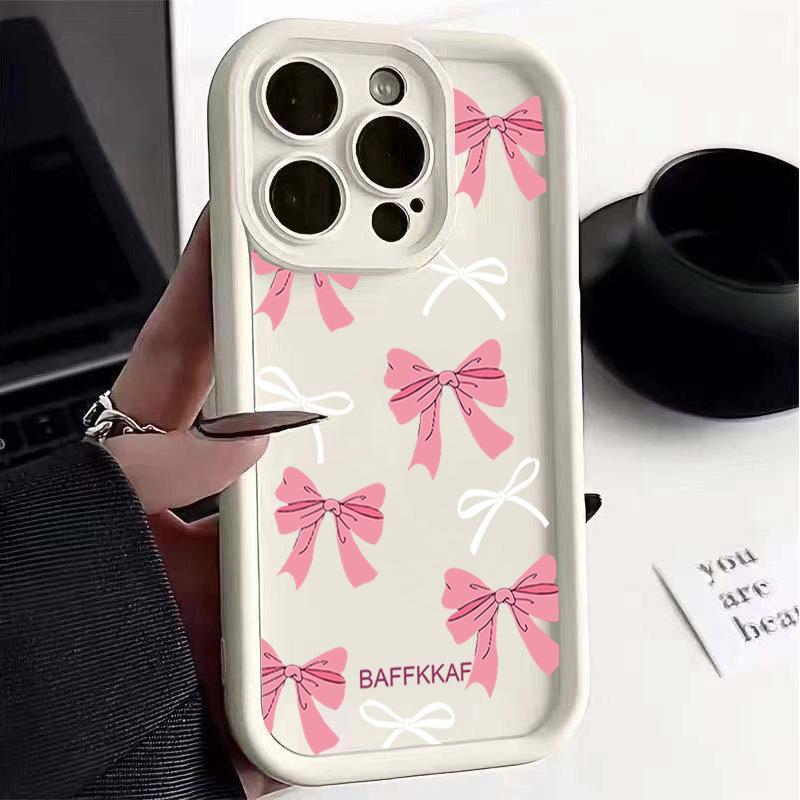 Case For OPPO A18 A38 A3 A5 PRO A3X A5X A40 A60 A58 A78 A94 A74 RENO 11F 12F 14 PRO 7 10 6 5 Lite Realme C53 C63 cover Cute Bow