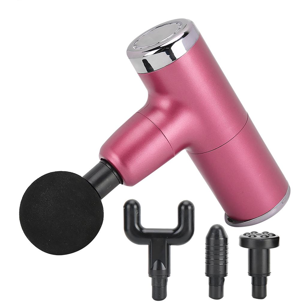 Mini Massage Gun Portable Adjustable Muscle Pain Fatigue Relive Fitness MassagerPink