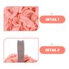 Sky-Blue Mesh Bath Ball Shower Ball for Exfoliating Cleansing Soothing Skin Gentle Lathering Hanging Back Scrubber Body