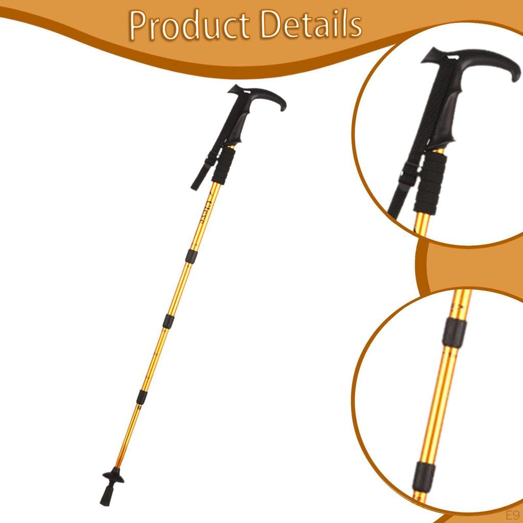 Hiking Poles Adjustable Portable Walking Cane for Backpacking