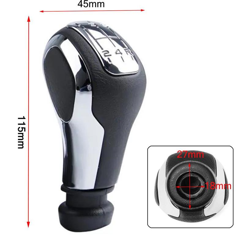Leather Gear Shift Knob for CITROEN C1 C3 C4 / for PEUGEOT 106 107 205 206 207 306 307 308 309 405 406 407 605 607 807 Accessory