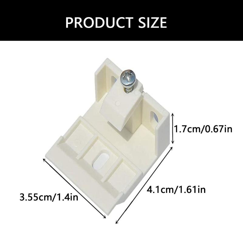 Pack of 6 Portable Blinds Shade Brackets Clip for 3/4Inch Shade Suitable for Honeycombs and Cellular Window Treatments