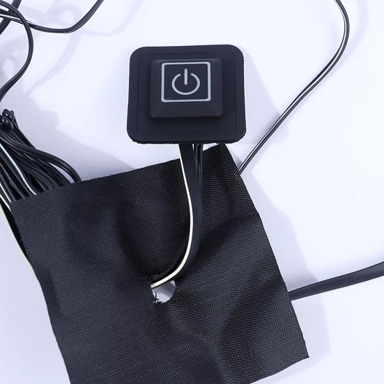 Electric Cloth Heater USB Charging Control Waterproof Use Three-speed Temperature Safe to Carbon Fiber Power