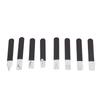 8 Pcs Set Clay Carving Knife Stainless Steel Rounded Blade Comfortable Rubber Sleeve Handle Sculpting Pottery Tools