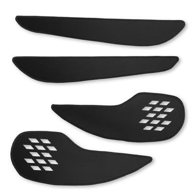 Nissan Note Aura FE13 Series Dedicated Door Trim Front and Black Black 4pcs S Guards, Rear, Leather-like Finish, Stitching, [5]-2
