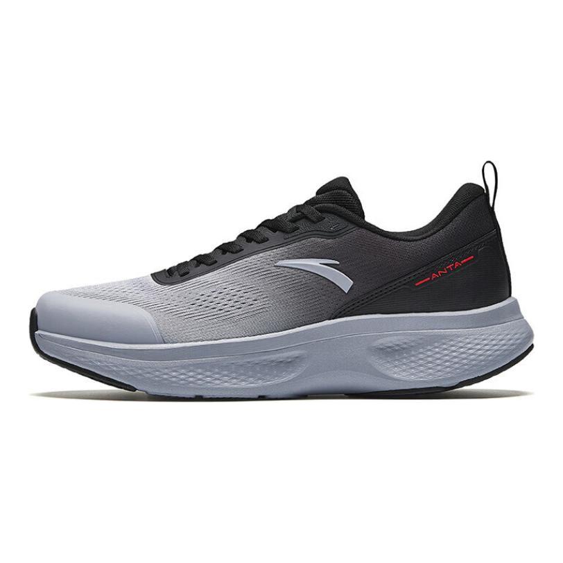 Anta Training Series Fabric Fashion Versatile Shock Absorbing Durable Lightweight Low Top Training Shoes Men Sneakers Gray Black 112447792-2