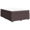 VidaXL Slat Bed Base with Mattress Dark Brown 140x200 Cm 3285480