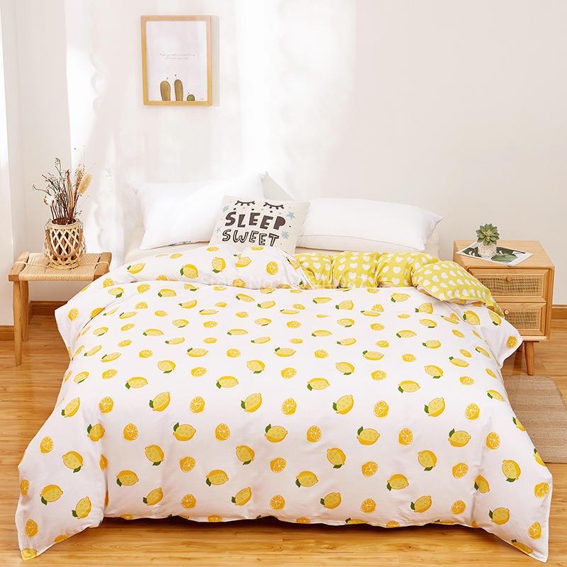 Sunflower Flowers Cotton Duvet Cover Printed Quilt Cover with Zipper Single Double Queen King Comforter Blanket Case Textile 1pc