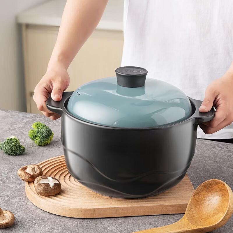 ASD 3.5L Ceramic Soup Casserole for Open Flame
