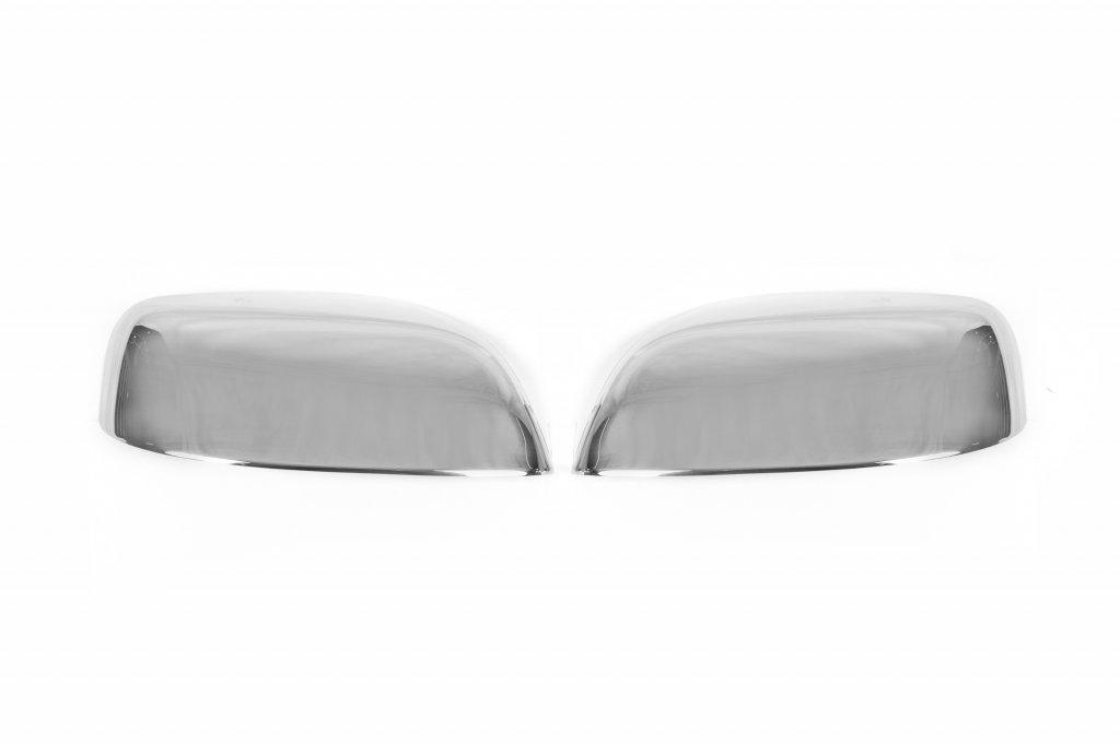 Mirror Covers 2012-2025 (2 Pcs, Stainless Steel) OmsaLine - Italian Stainless Steel for Toyota Land Cruiser 200