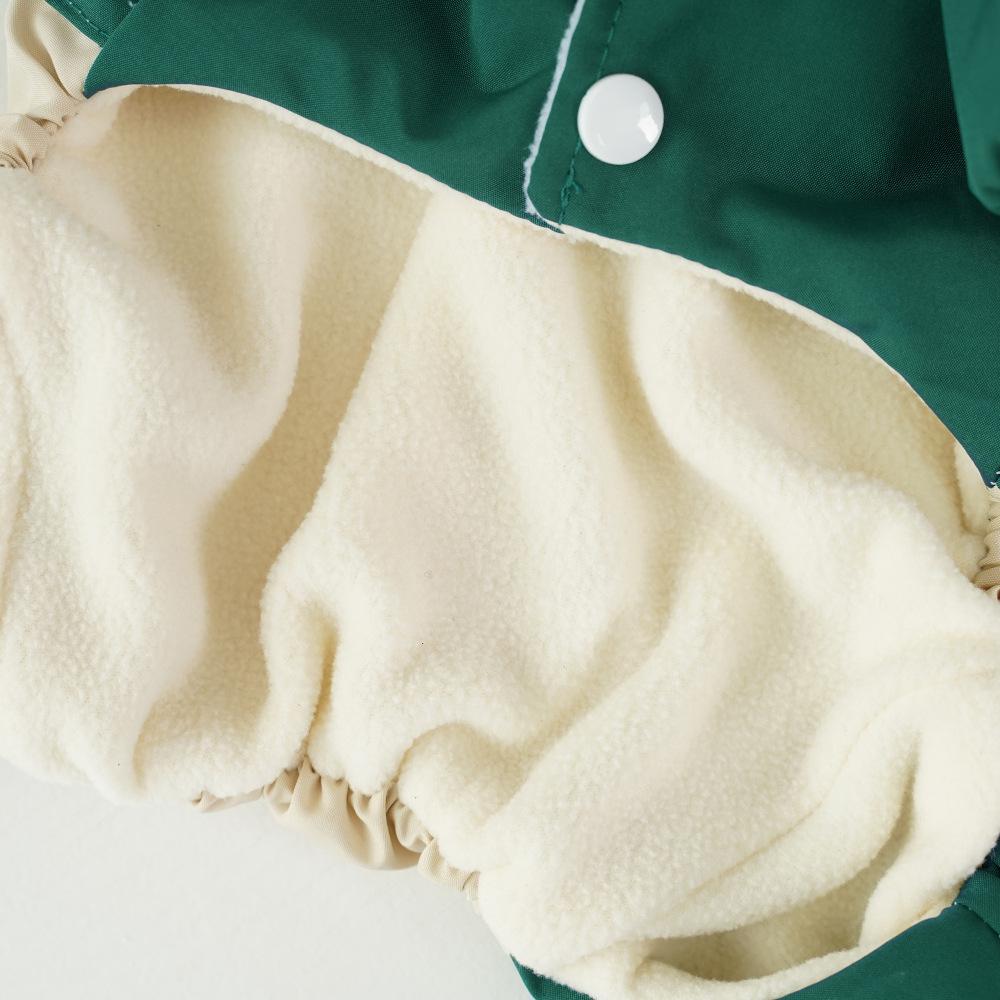 Wasserdichter 4-beiniger Hunde-Schneeanzug für kleine Hunde - Dick warmer Winter-Haustier-Jumpsuit (Mehrere Farboptionen)