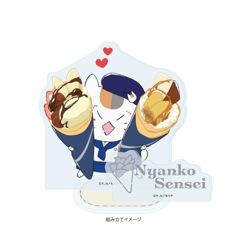 Freundschaftsbuch 08 Nyanko Sensei Crêpe Acryl-Ständerplatte Natsumes ver. [Originalillustration]