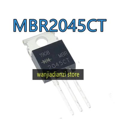 5pcs MBR2045CT TO-220 20A/45V Schottky Diode Rectifier B2045G Switch Power Rectifier