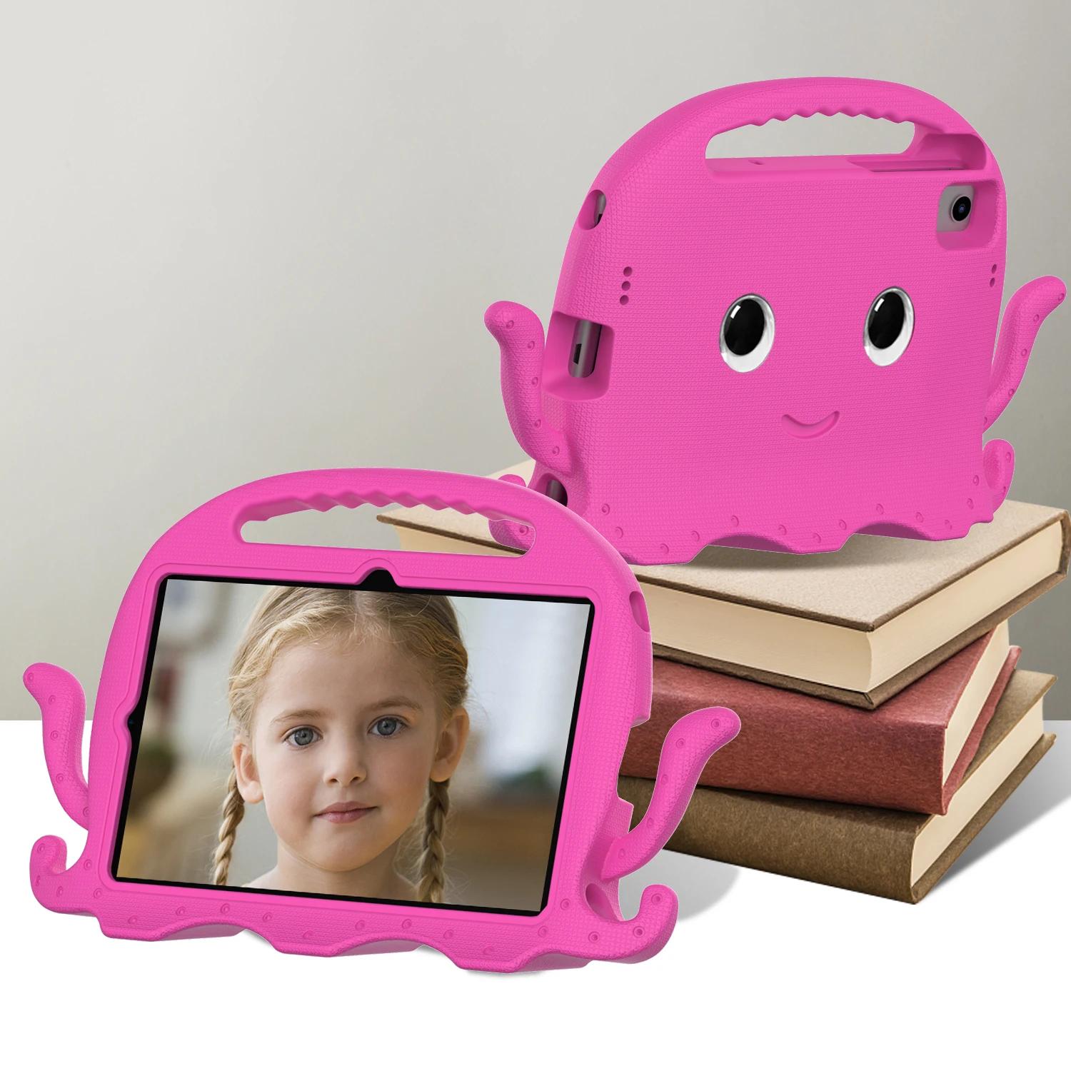Étui EVA pour Enfants pour Samsung Galaxy Tab S6 lite 10.4 SM-P610 P613 P620 Poulpes Dessin Animé Housse de Tablette pour TAB S6 Lite 10.4 Tab S6Lite 10.4 P613