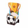 10Pcs/Pack Simple Soccer Party Treat Boxes Portable Mini Football Gift Box  Theme Decorations