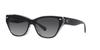 Sunglasses HC8370F CH660 GRAY GRADIENT Lens 56 [Coach] BLACK/TRANSPARENT Frame/GREY