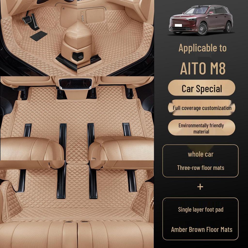 Huawei AITO M8 Six-Seater Custom Full Coverage Floor Mats