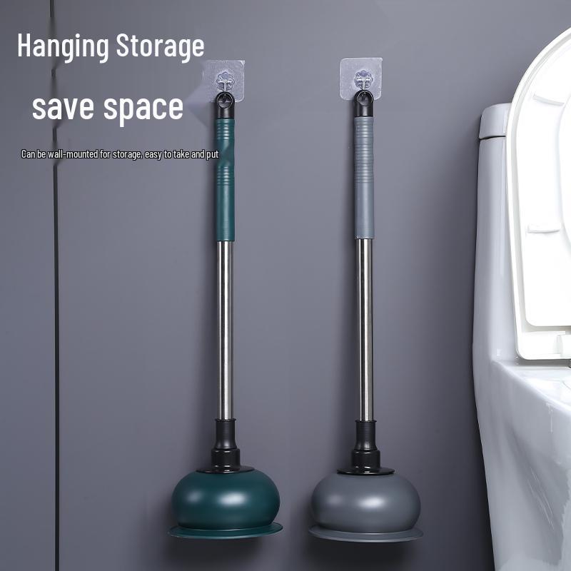 Super Suction Toilet Plunger: One Shot Pipe Dredger