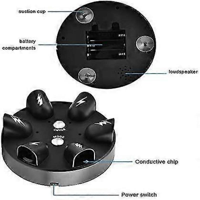 Electric Shock Finger Polygraph Micro, Lie Detector, Shock Roulette Game, Electric Finger Roulette Shocking Game For Party