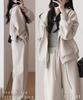 Hoodie and Sweatpants Korean J.STORE Women's 2-Piece Set, Sportswear, Camping, Style, Spring/Summer, Black, 5S-J04-BKM