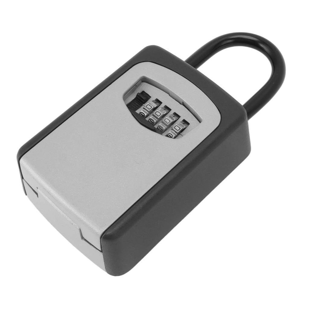 Schlüsselkasten mit Zahlenschloss, große Kapazität, Wandmontage, rücksetzbar, 4-stellig, Schlüsselaufbewahrung, Sicherheits-Schlüsselkasten für Haus