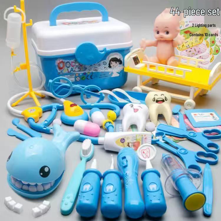 Children's Doctor Kit: Simulation Stethoscope, Injection, Pretend Play Set for Boys and Girls