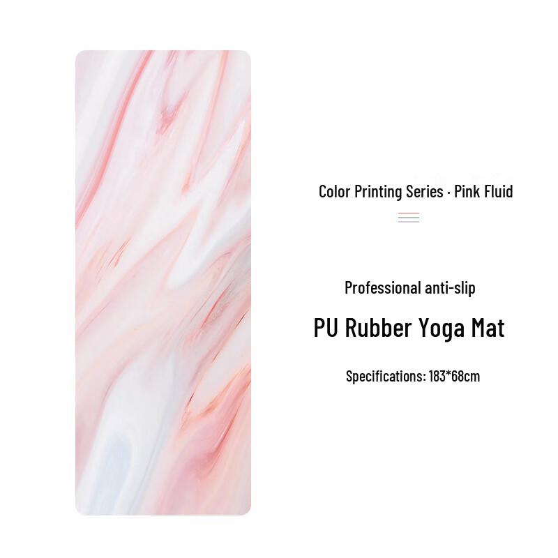 Mi Lan Colorful Printed PU Yoga Mat