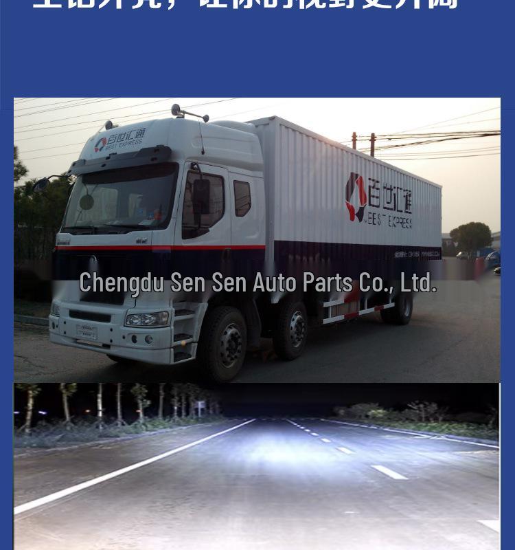 LED Front Fog Light Assembly for Dongfeng Liuzhou BaLong 507 and ChengLong 609 TianJin 406