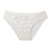 French sexy lace panties mesh embroidered bow ultra-thin briefs for women breathable mid-waist panties for women