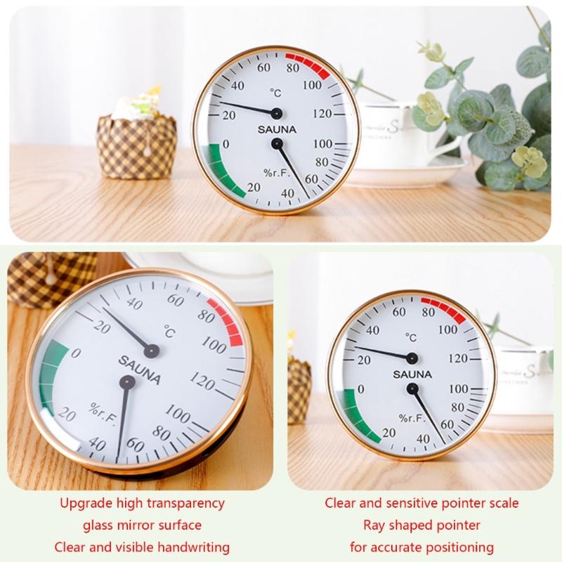 Home Thermometer Sauna Room Hygrometer Measure Tool Digital Temperature Humidity Meter Used In Bathroom Sweat Streamroom M4YD