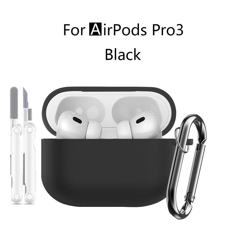 

Fluffy Orange Case for AirPods Pro 3 with Phone Stand & Cleaning Kit Magnetic Automatic Lock New Earphone Case for AirPods Pro 3 For AirPods Pro 3