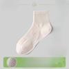 Female Spring and Summer Cotton Anti Bacterial Breathable Sweat Absorbing Deodorant Socks
