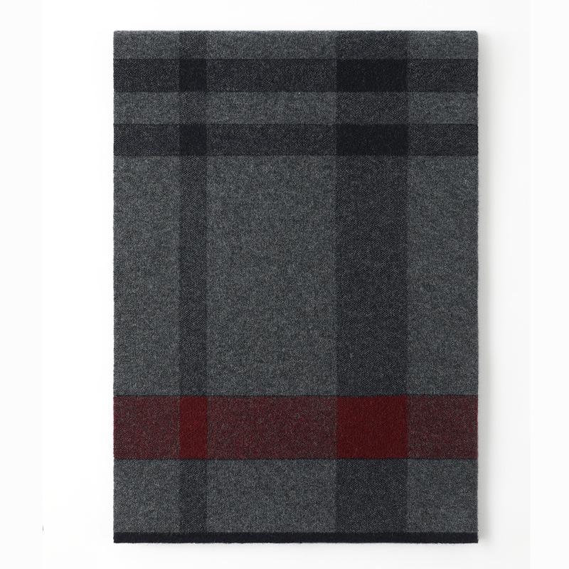 Versatile pure wool men's scarves, autumn and winter fashion warm plaid scarves, wool scarves can be