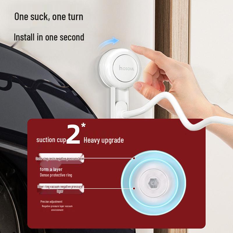 Front-Load Washer Door Vent & Anti-Mold Telescopic Support