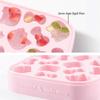 Kitten Kt Press Ice Cube Mold - Cute Cartoon Silicone Ice Tray, Household Ice Making And Storage Box