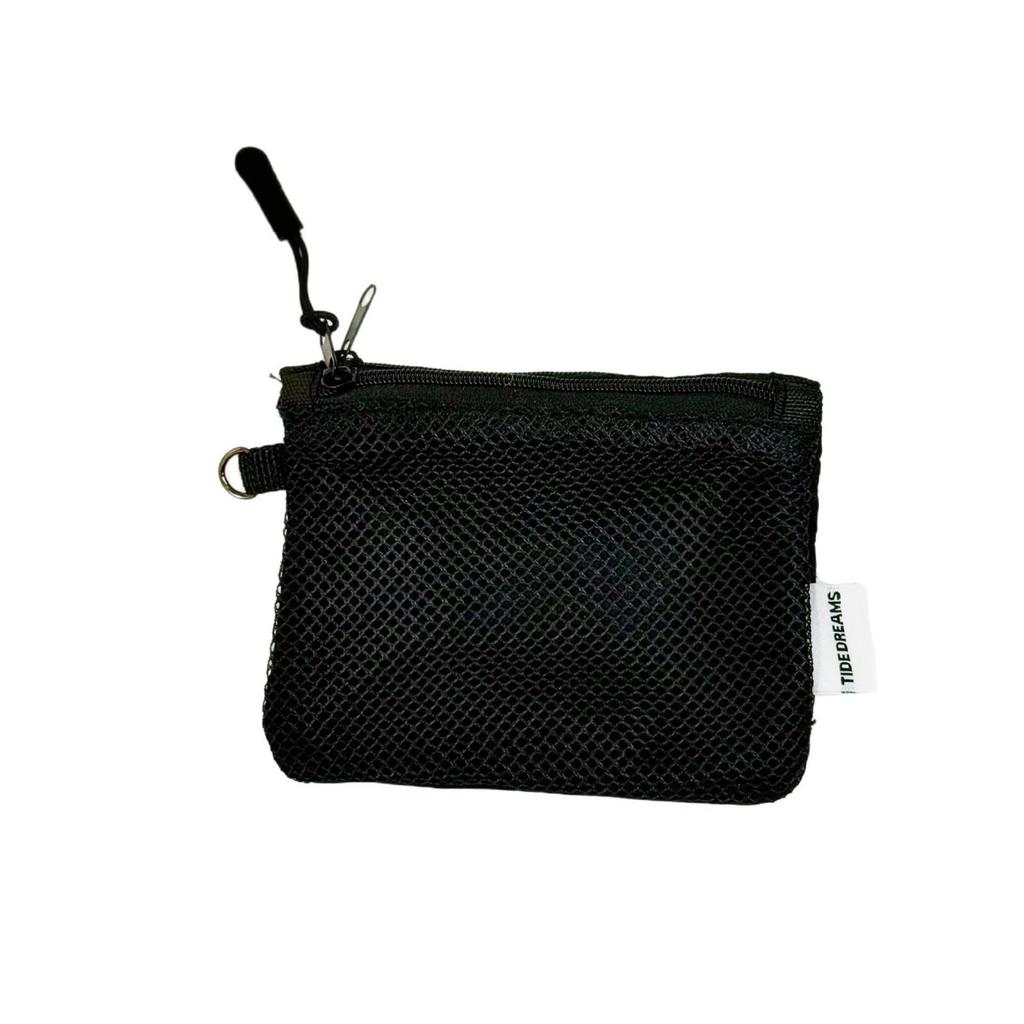 Double-Layer Mesh Travel Bag: Mini Storage for Coins, Lipstick & Cosmetics