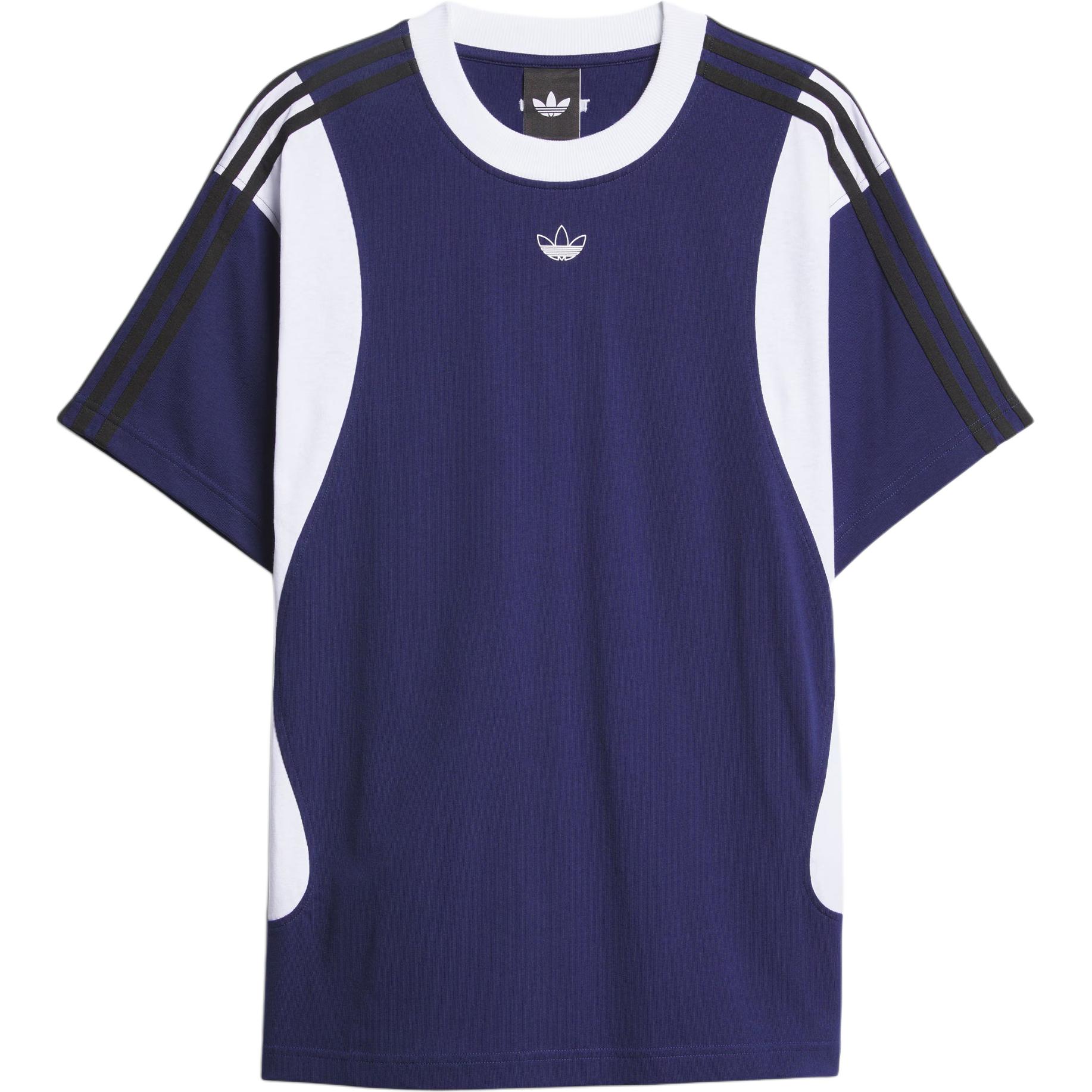 Adidas Originals T Shirt Unisex Dark Blue/White KD1872- S