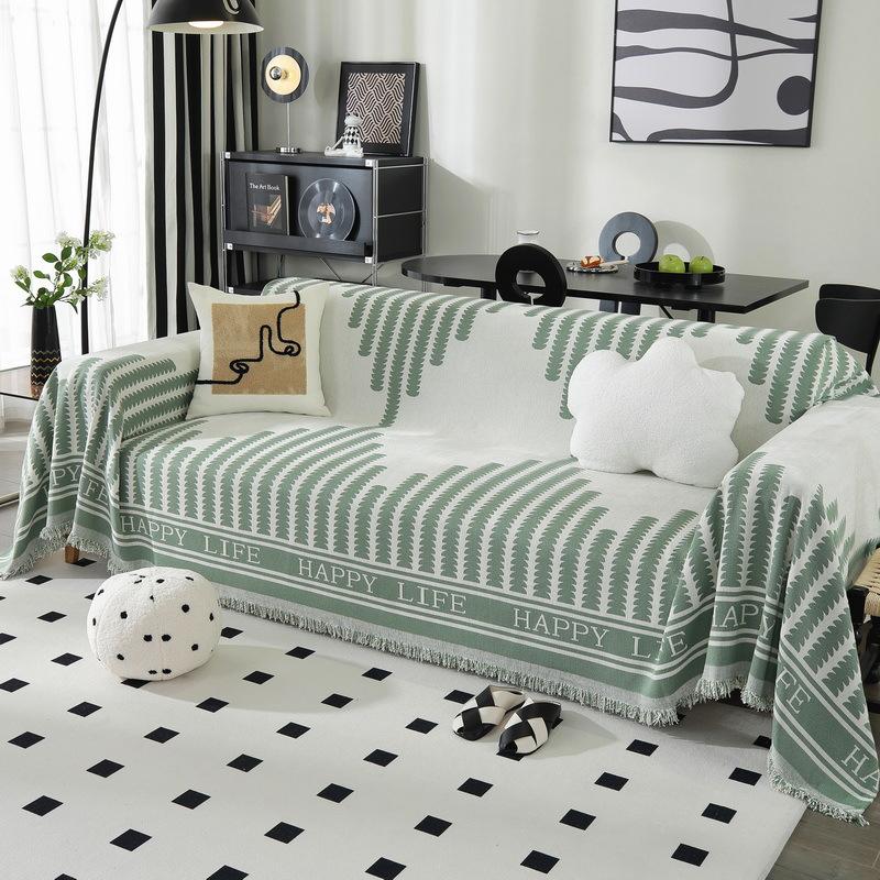 

Nordic Simple и High-end Четырехсезонный чехол для дивана Ткань Синель Устойчивое к царапинам от кошек Диванное полотенце Чехол для дивана Одеяло для дивана 180*130cm